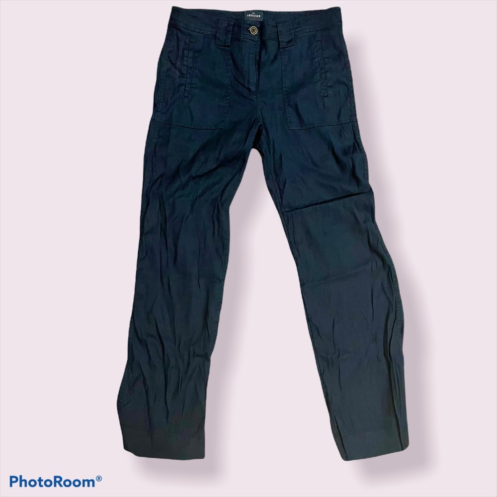 White House Black Market linen blend “The Trouser” size 6